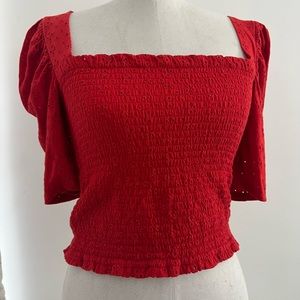 Red shirt from Loft size small